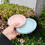 Load image into Gallery viewer, Baby Blue &amp; Pink Bubble Plate Set
