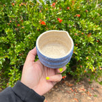 Load image into Gallery viewer, SECONDS Blue Crawl Glaze Matcha Bowl
