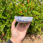 Load image into Gallery viewer, Blue Speckled Shallow Bowl
