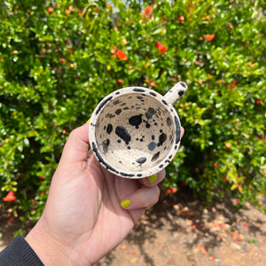 Dalmation Espresso Handle Mug