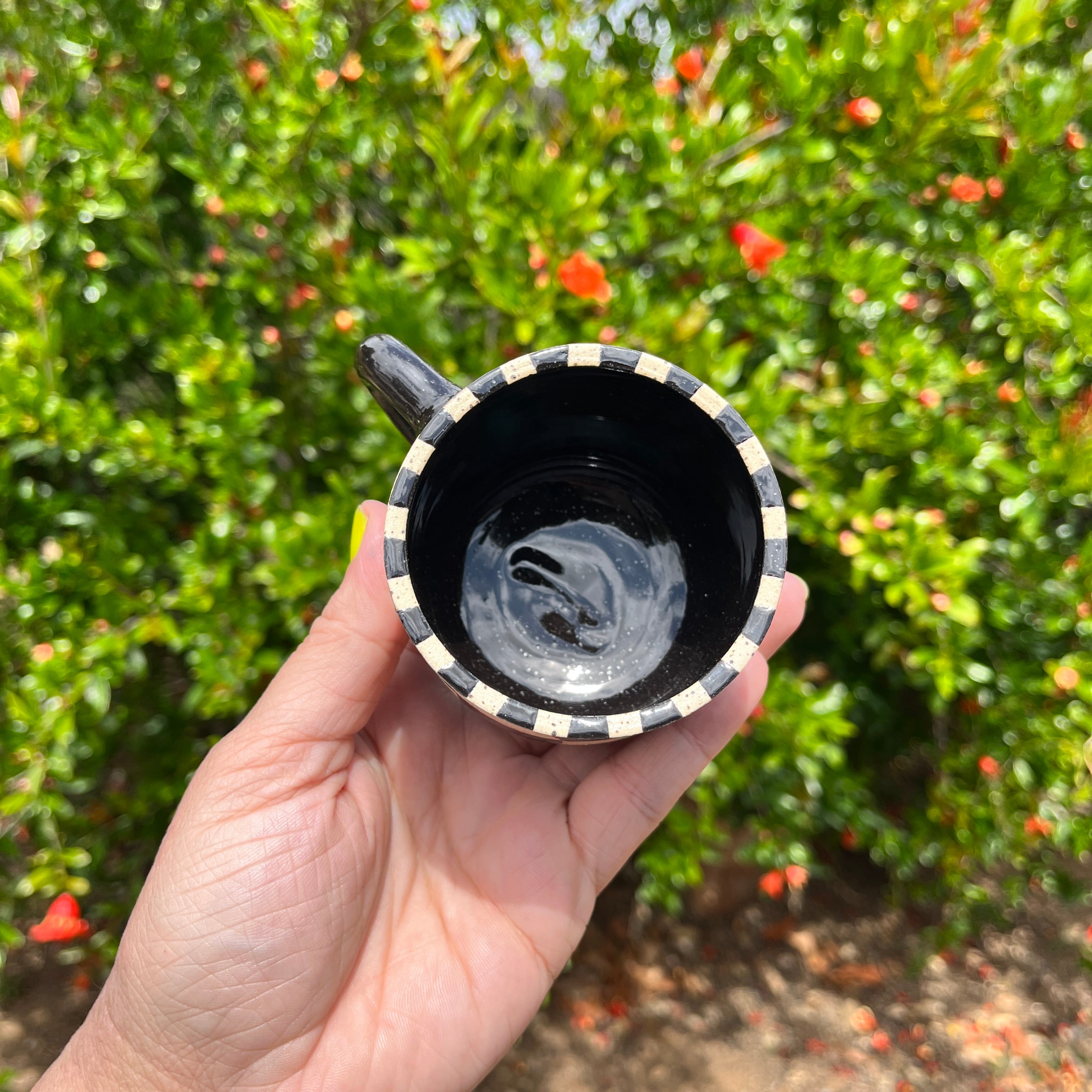 Wavy Checkered Espresso Mug