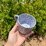 Load image into Gallery viewer, Blue Speckled Handled Mug

