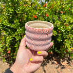 Load image into Gallery viewer, Bright Orange Crawl Glaze Curvy Mug
