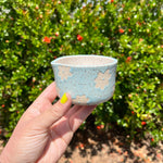 Load image into Gallery viewer, Baby Blue Flower Matcha Bowl
