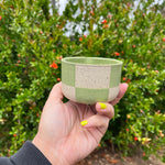 Load image into Gallery viewer, Checkered Sage Green Matcha Bowl #2
