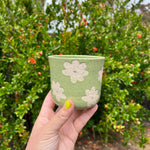 Load image into Gallery viewer, Sage Green Wide Flower Cup
