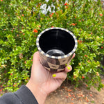 Load image into Gallery viewer, WIde Checkered Flower Cup
