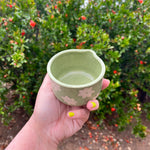 Load image into Gallery viewer, Sage Green Flower Matcha Bowl
