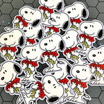 Load image into Gallery viewer, Baby Blue Flower Vinyl Sticker
