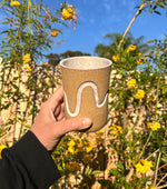 Load image into Gallery viewer, Speckled Brown Wavy Mug
