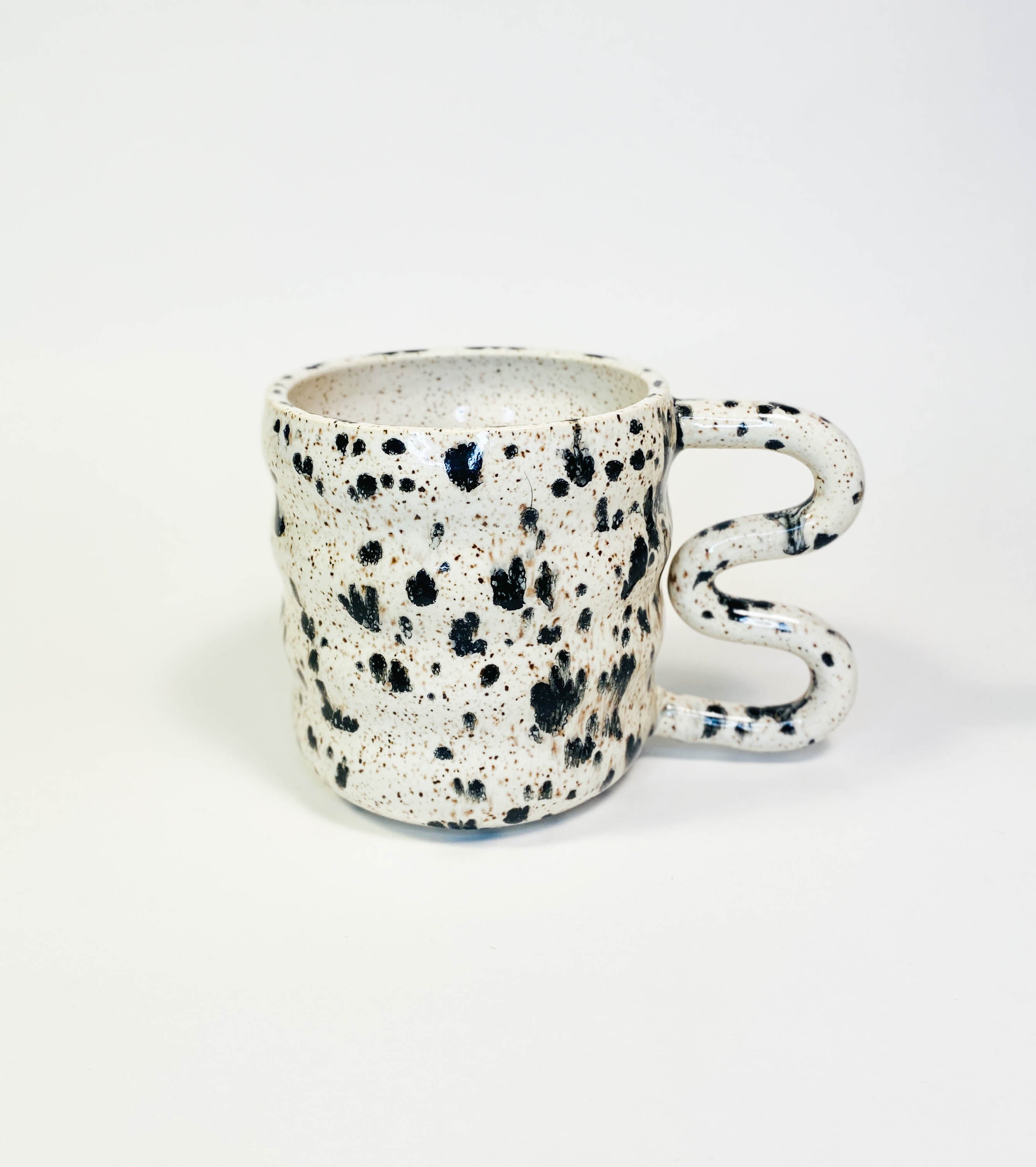 SECONDS Cookies & Cream Curvy Handled Mug