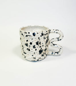 SECONDS Cookies & Cream Curvy Handled Mug