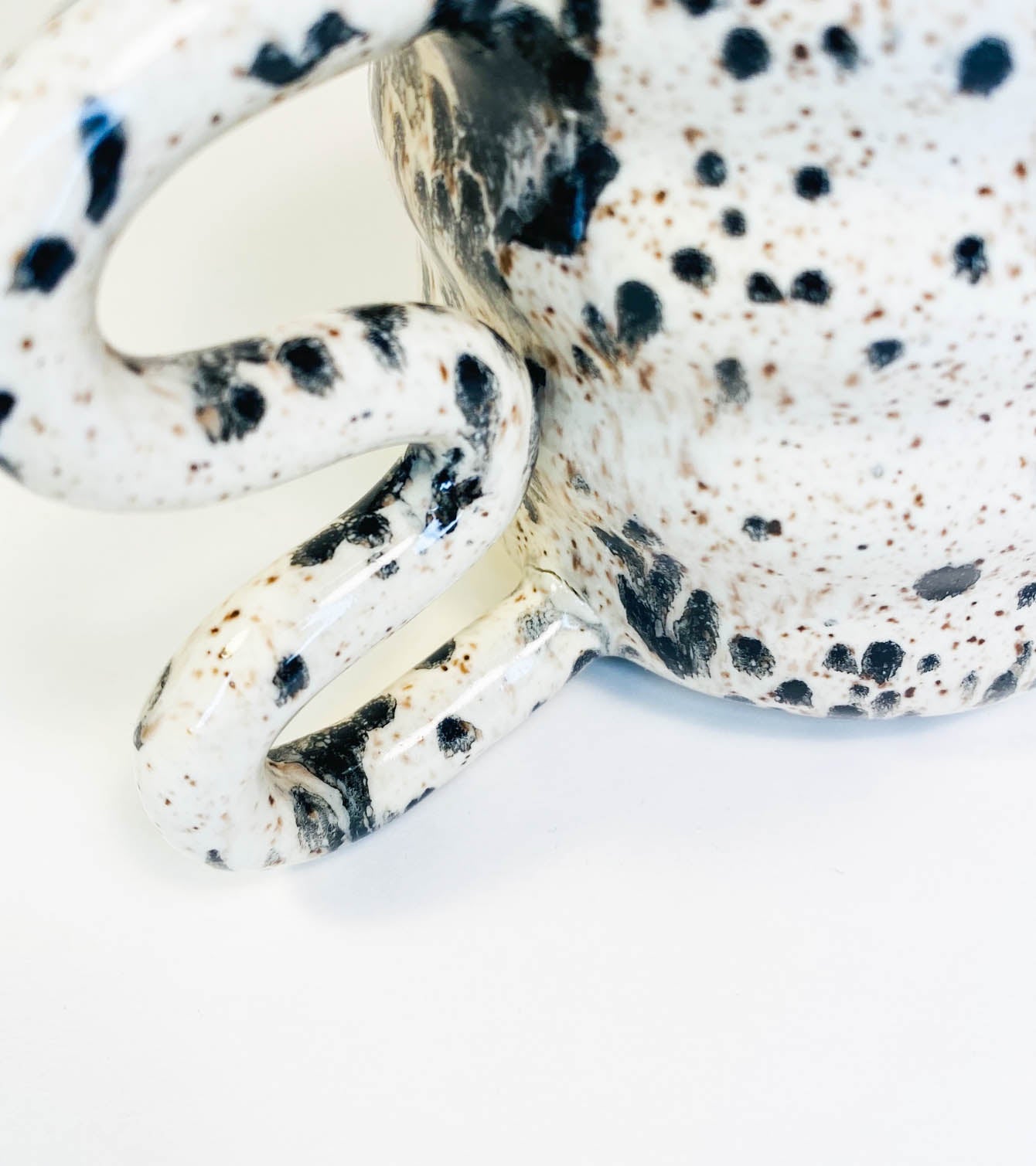 SECONDS Cookies & Cream Curvy Handled Mug