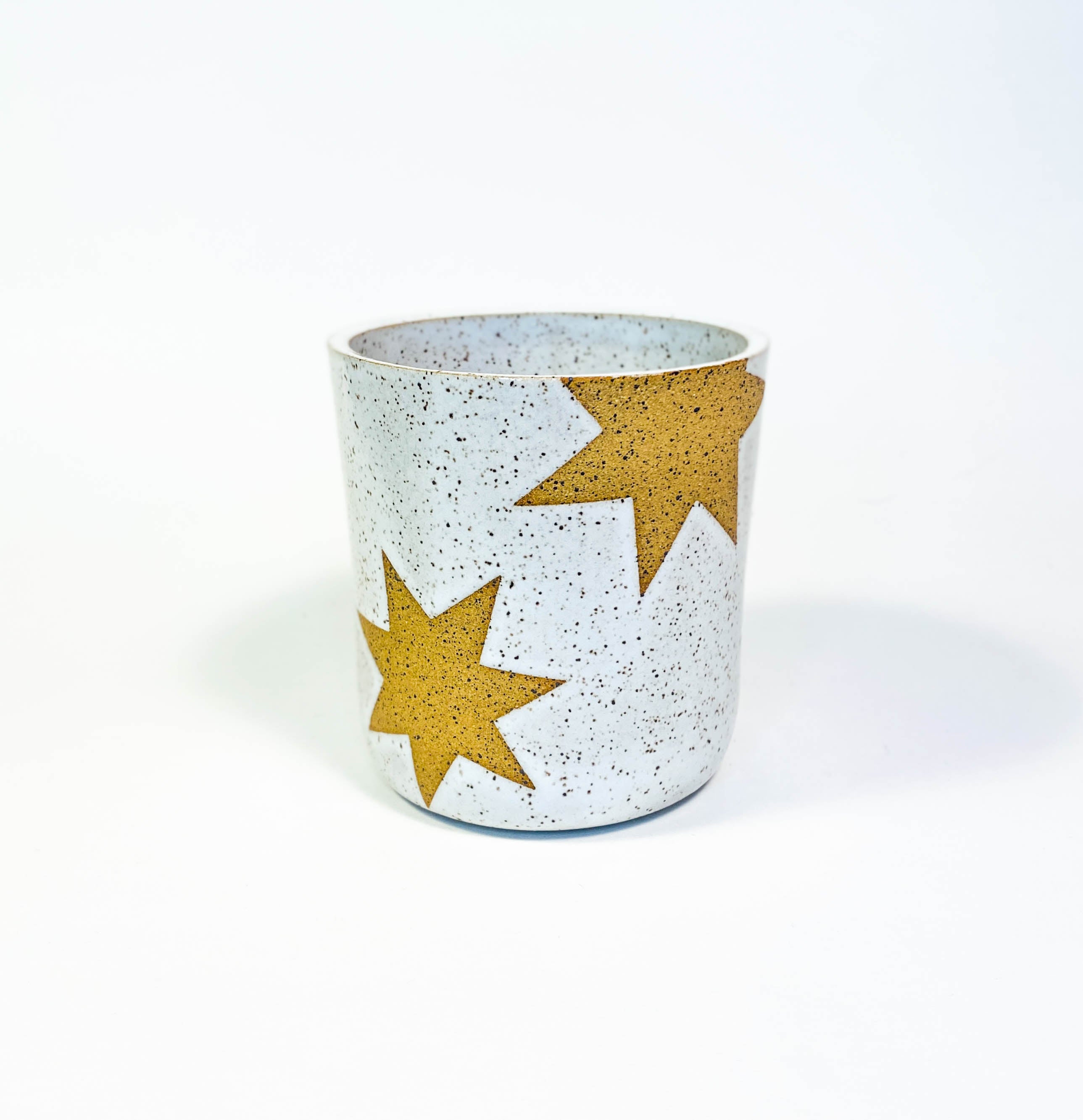 White Starburst Mug