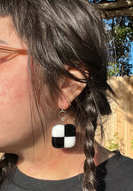 Load image into Gallery viewer, Black &amp; White Earrings
