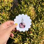 Load image into Gallery viewer, Translucent &amp; Opaque Lavender Earrings
