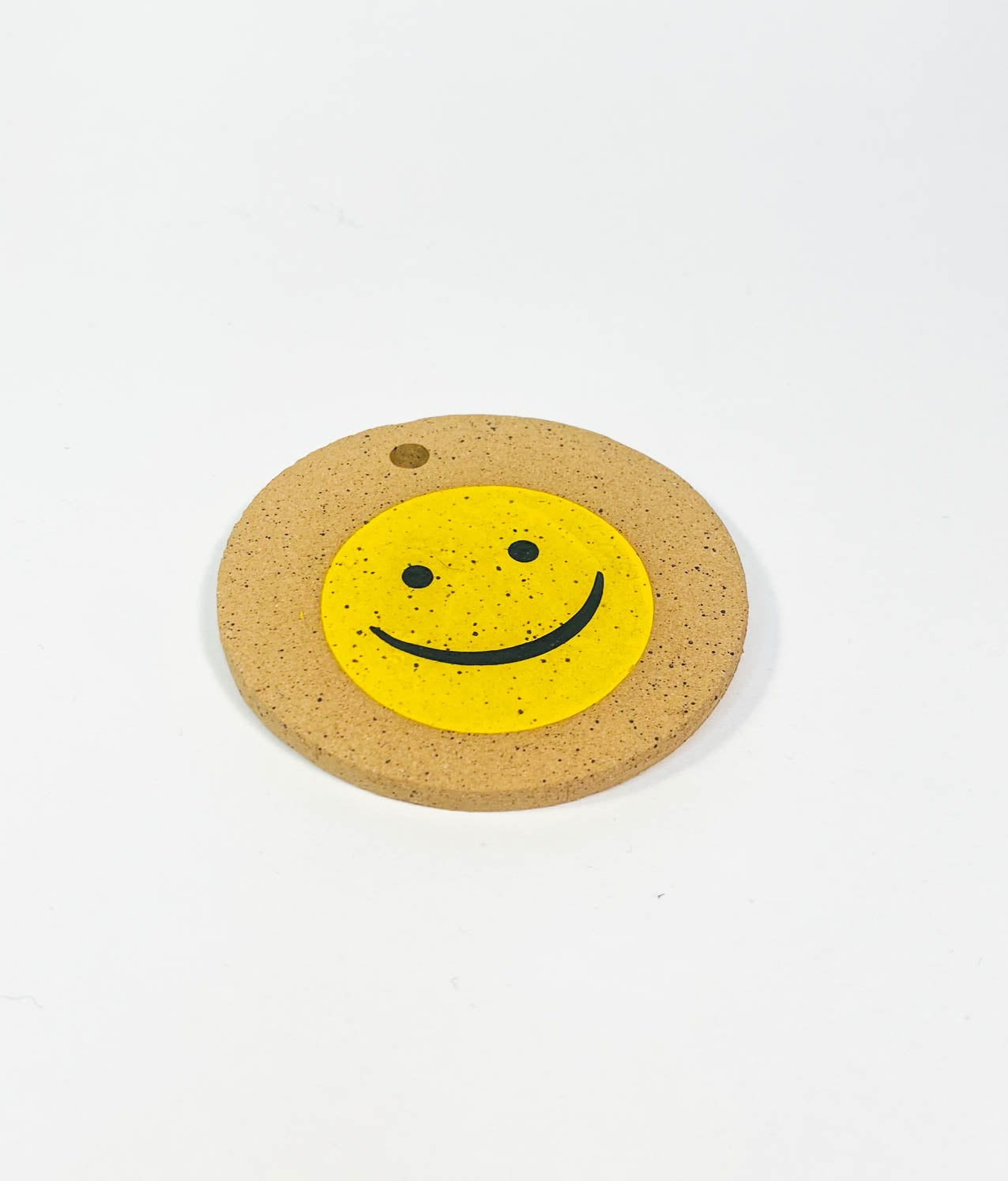 Yellow Smiley Ornament
